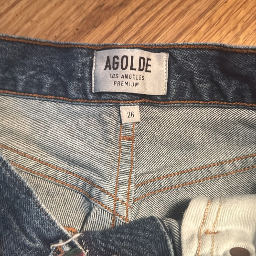 Agolde Riley High Rise Crop - Picture 5 of 6